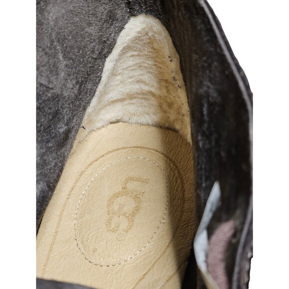 Ugg Mens Boots Leighton Dark Brown Leather Chukka Size 9 US 3275 main image 4